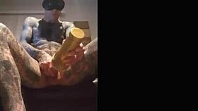 fleshlight makes jack cum with intense handjob pleasure