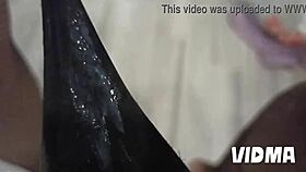 wife returns home dripping with creampie, panties soaked in old man's cum