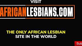 horny african ebony sluts fingering and licking black pussy with toys