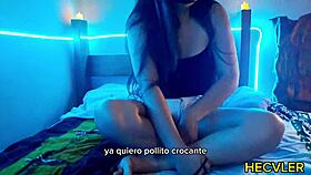 I interrupt my stream and undress in front of my friend