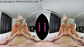 chubby blonde with big tits gets doggystyle and cowgirl in bathing