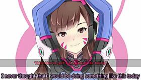 D.Va'S Edging Game With Light Femdom And Submissive Endings!
