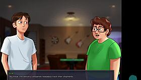 Cute College Babe Starts Party