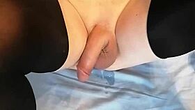 hey, check out this sissy using a pink anal dildo 😏