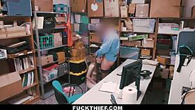 i caught this teen stealing my panties and now i'm punishing her hard with my cock bent over