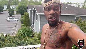 i banged that inked kiny wild gurl with my big blak cock in cowgril