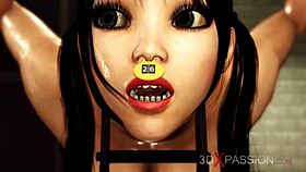 MILK MAID EPISODE 2 A SEXY BUSTY GIRL IN CUFFS GETS FUCKED HARD BY HOT SHEMALE