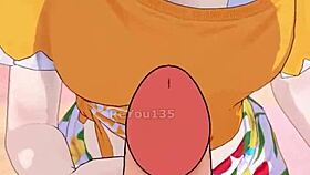 hey, wanna see this anime couple with big tits getting wild?