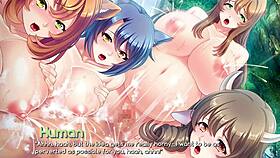 monster girl breeder ep5 - banging three pregnant hentai babes