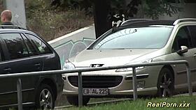 German Stepmom Picked Up for Raw Outdoor Sex by a Stranger