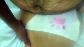 anal sin condón con lencería de gatita