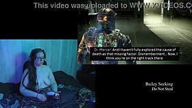 Naked Brunette Bbw Plays Deadspace Part 5