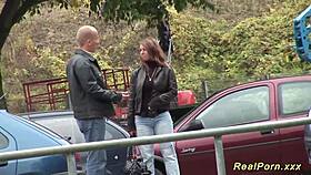 German Stepmom Picked Up for Raw Outdoor Sex by a Stranger