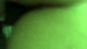 guy fucks the hot young girl from behind in anal sex