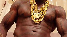 Bbc Worship Hallelujah Johnson Stroking His Big Black Cock Cumming