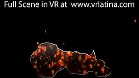 Just saw this beautiful Brazilian take ANAL in 5K VR on vrlatina com.