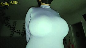 young latina redhead amateur playing games in usa dorm with friends