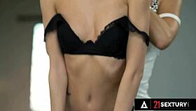 Mary rock nataly gold and rebecca volpetti have lesbian sex in audition 😏