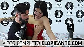 Beluchi gucci boldly displays her natural tits in the spicy bedroom