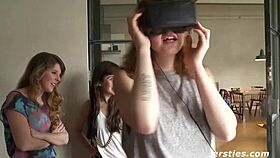 angela explores her new anal toy