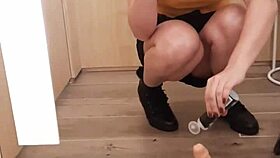 Intense Emotions While Jerking Off In The Changing Room