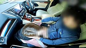 wife sneaks out of gym for quick car creampie with lover