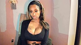 tattooed milf feels pleasure with big tits