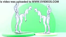 anime twins fucking girls in hentai cartoon