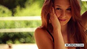 Awesome Eve Plays with Her Body on Xczech Com.