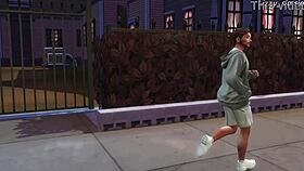 Sims 4’s voluptuous student enjoys oral pleasure and pounding from her educator