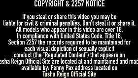 Erick pounds Tasha Reighn doggystyle with tail butt plug in her big ass