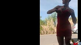 i met sabrina prezotte in campinas itatinga and she assfucked me outdoors with her big cock