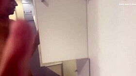 I-I got a blowjob in the gym shower from my neighbor, cum in mouth compilation