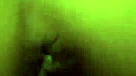 lsiah maxwell chats with a black man and receives something in her mouth