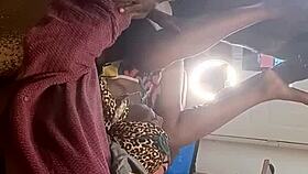 Is this African American milf's creamy pussy ready for a hard fuck?