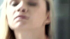 The inked European model rides and gets banged in a group scene