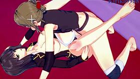 setsuko and chitose having fun with futanari sex