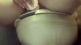 exciting my cousin with a sneaky little tease at home