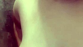 exciting my cousin with a sneaky little tease at home