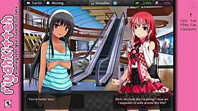 Exploring the female character in HuniePop walkthrough