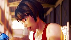 Rena Senpai And My Baton!