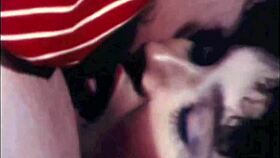 Vintage lactating lesbians suck on big tits!