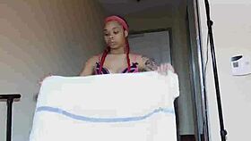 i'm a 19 year old nasty ebony teen who swallows big cocks in the hood