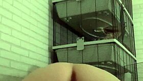 The horny gay guy with tattoos indulges in kinky piss play on his wet sofa, experiencing wild sensations.