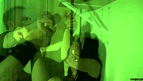 Bella Angel's bondage blowjob