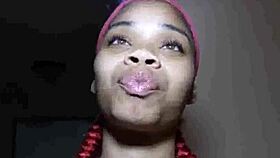 i'm a 19 year old nasty ebony teen who swallows big cocks in the hood