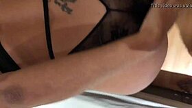 Big ass Latina passionately sucks Asian cock in amateur homemade scene! 🔥