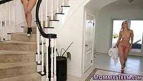 mature women engage in scissoring and fingering in high definition lesbian scene