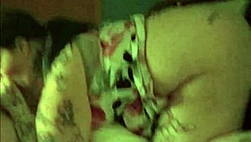 Krystal Rose fucks black and white cocks hard!