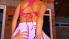 the boldest schoolgirl ran away with her boyfriend for a night of passion.